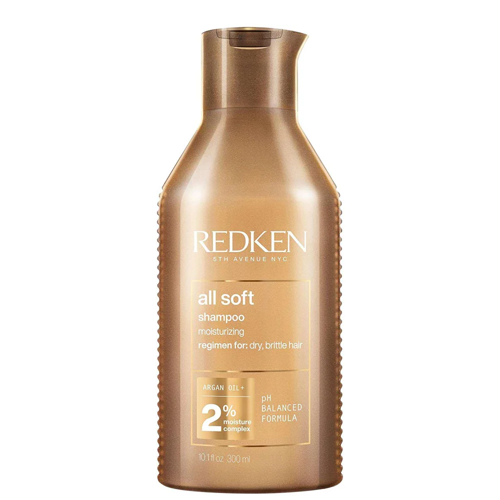 Redken All Soft Shampoo, For Dry Hair, Intense Softness and Shine 300ml Image 1
