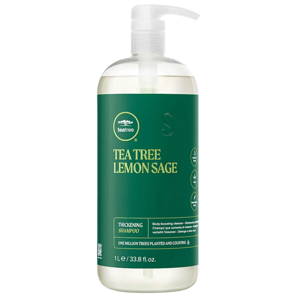Paul Mitchell Tea Tree Lemon Sage Thickening Shampoo Salon Size 1000ml Image 1