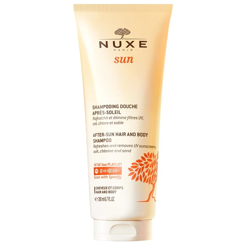 NUXE Sun After-Sun Hair and Body Shampoo 200ml Image 1