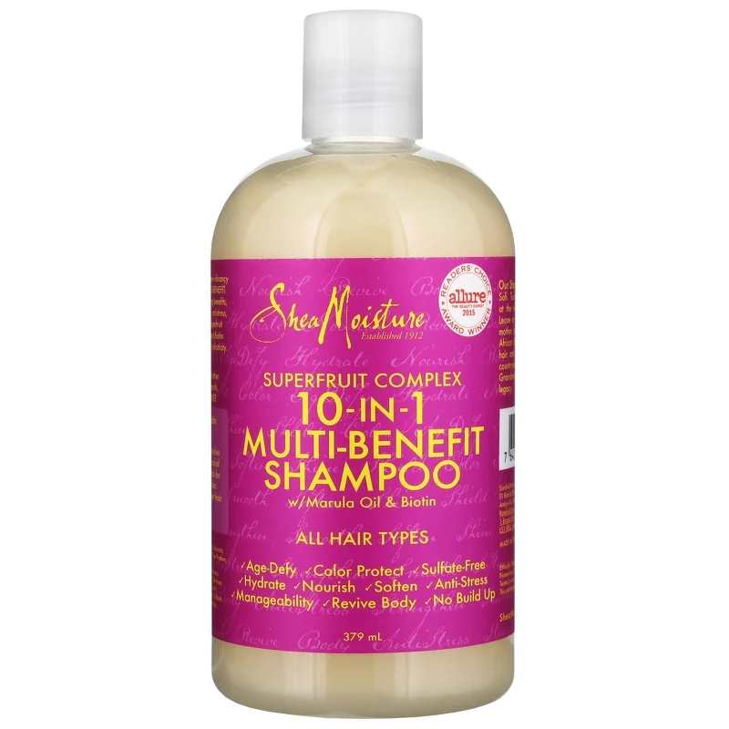 Shea Moisture Superfruit Complex 10-in-1 Multi-Benefit Shampoo 379ml Image 1