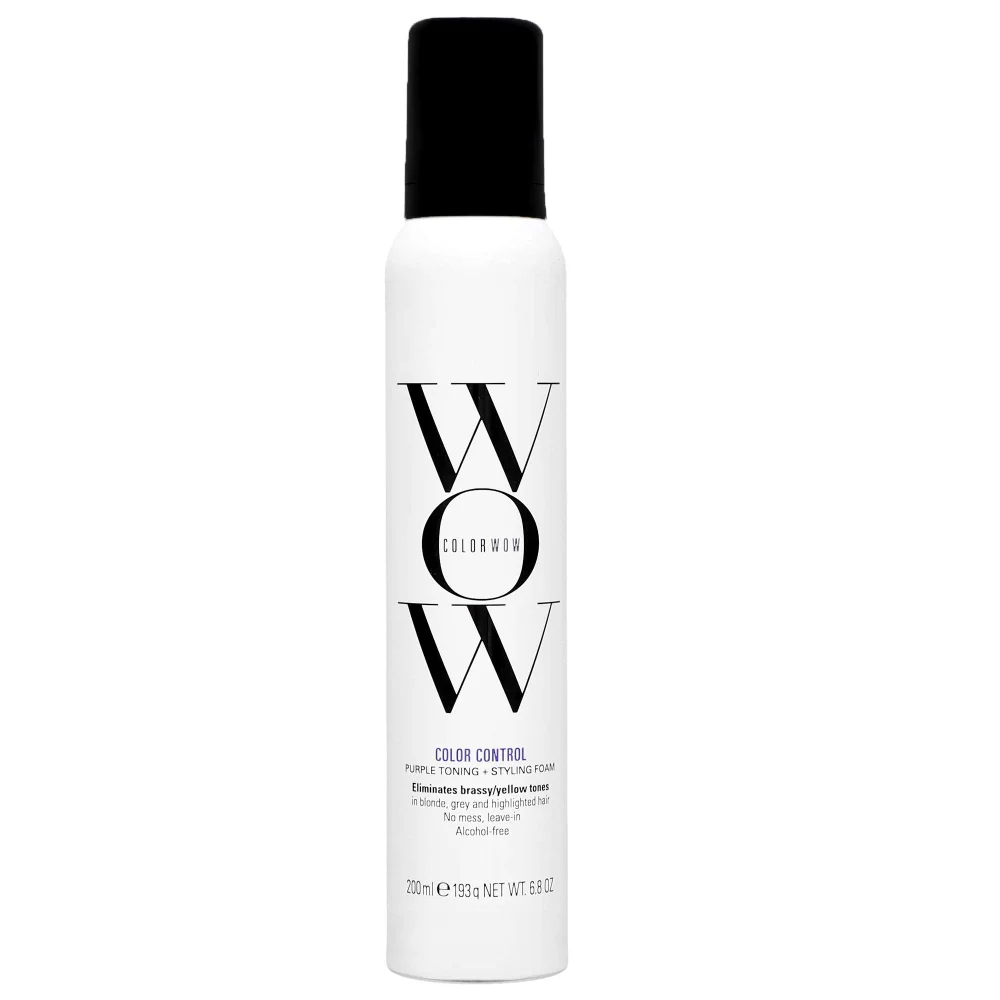 Color Wow Styling Color Control Purple Toning + Styling Foam 200ml Image 1