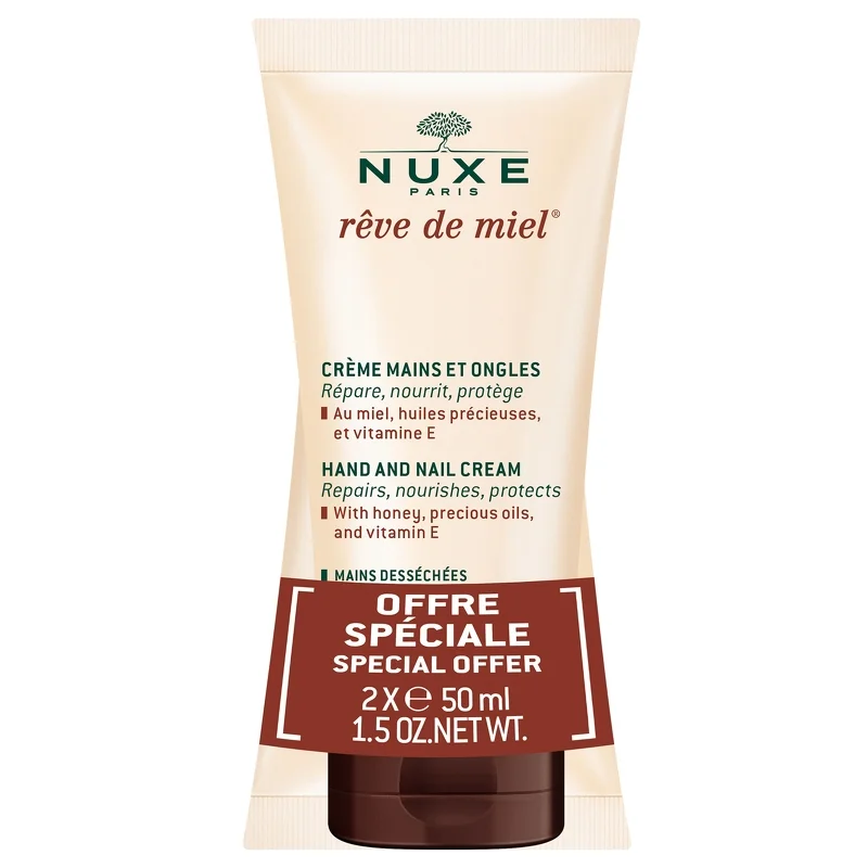 NUXE Rêve de Miel Duo Hand and Nail Cream Set 2 x 50ml Image 1