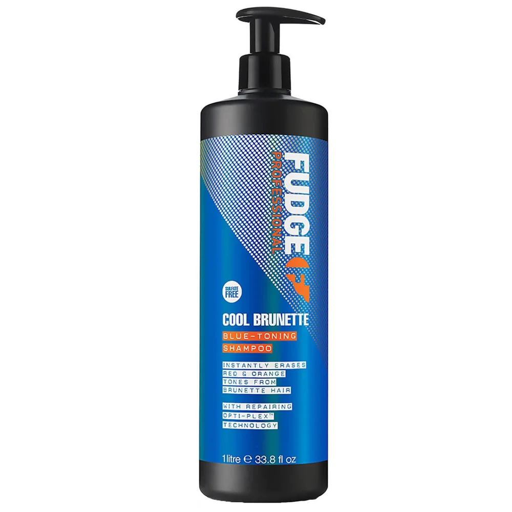 Fudge Professional Shampoo Cool Brunette Blue-Toning Shampoo 1000ml Image 1