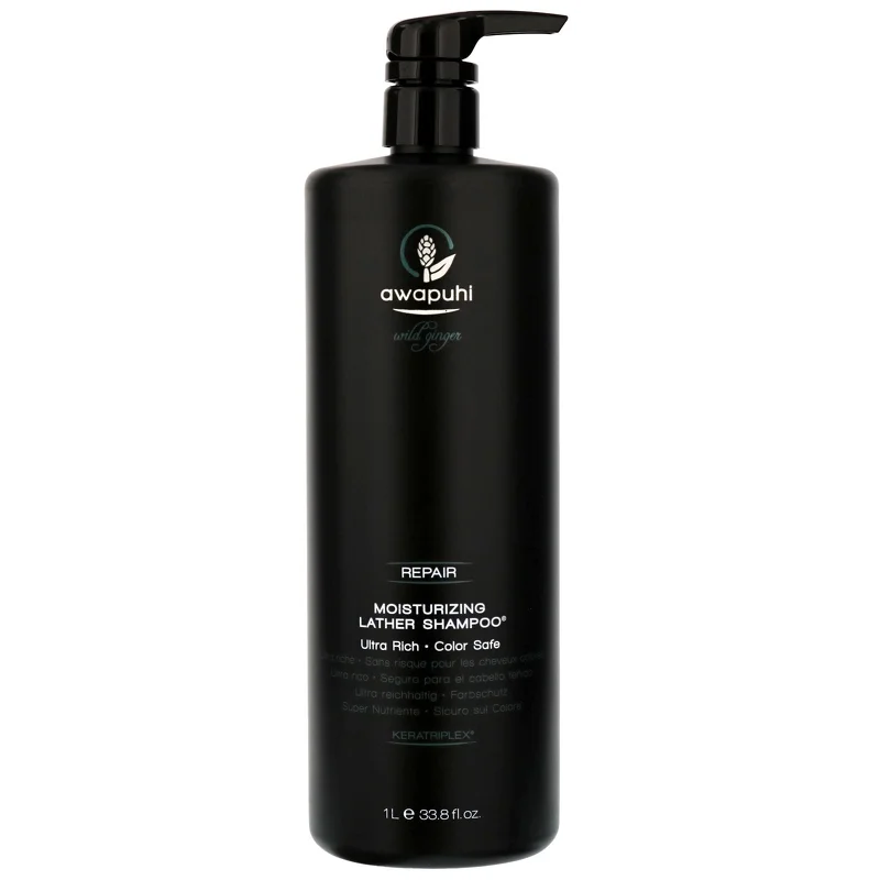 Paul Mitchell Awapuhi Wild Ginger Moisturising Lather Shampoo Salon Size 1000ml Image 1
