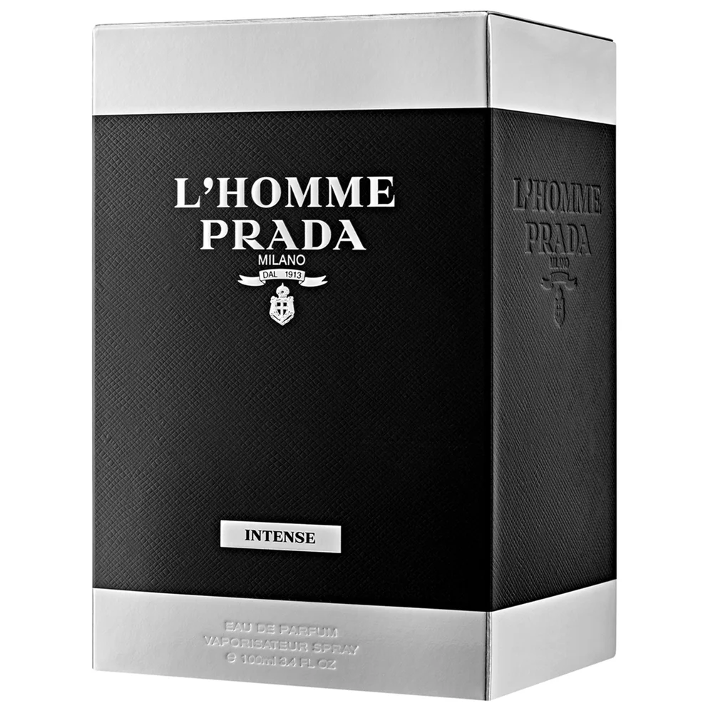Prada L'Homme Intense Eau de Parfum Spray 100ml Fragrance Direct