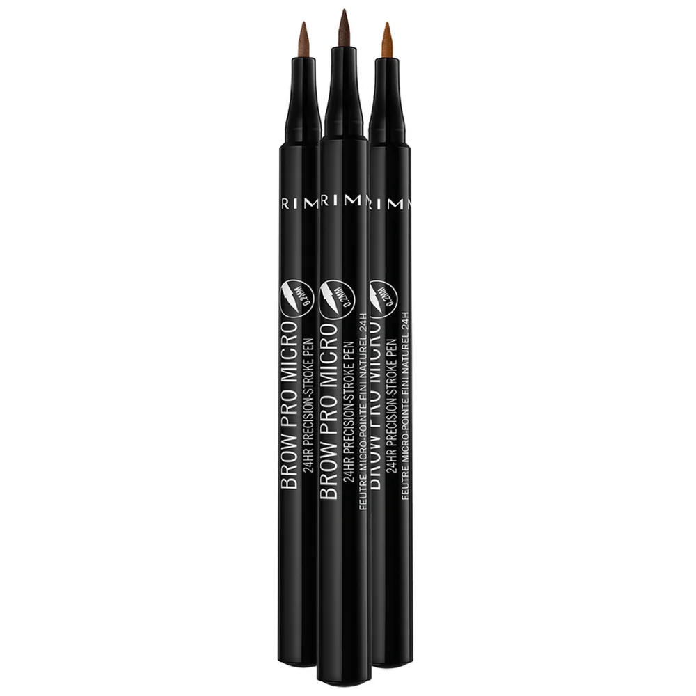 Rimmel London Brow Pro Micro 24HR Stroke Pen Blonde Image 1