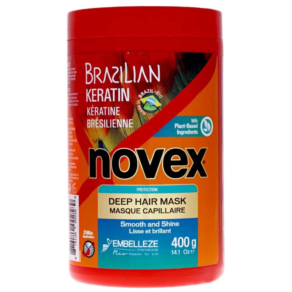 Novex Brazilian Keratin Mask Conditioner 400g Image 1