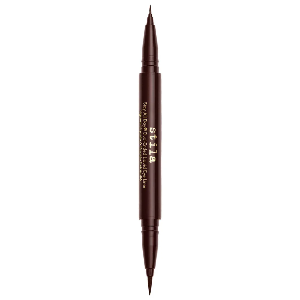 Stila Stay All Day Dual-Ended Waterproof Liquid Eye Liner Dark Brown 1ml Image 1