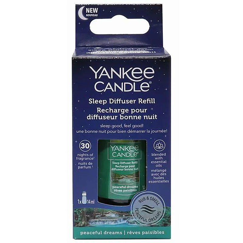 Yankee Candle Sleep Diffusers Peaceful Dreams Refill Image 1