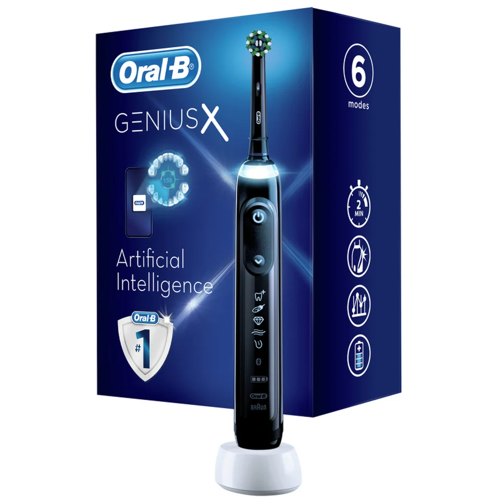 Oral-B Genius X Black Electric Toothbrush Image 1