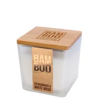BAMBOO Small Jar Candle Cedarwood & White Musk 80g - undefined undefined