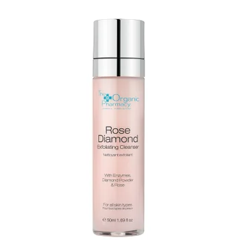 The Organic Pharmacy Cleansers Rose Diamond Exfoliating Cleanser 50ml