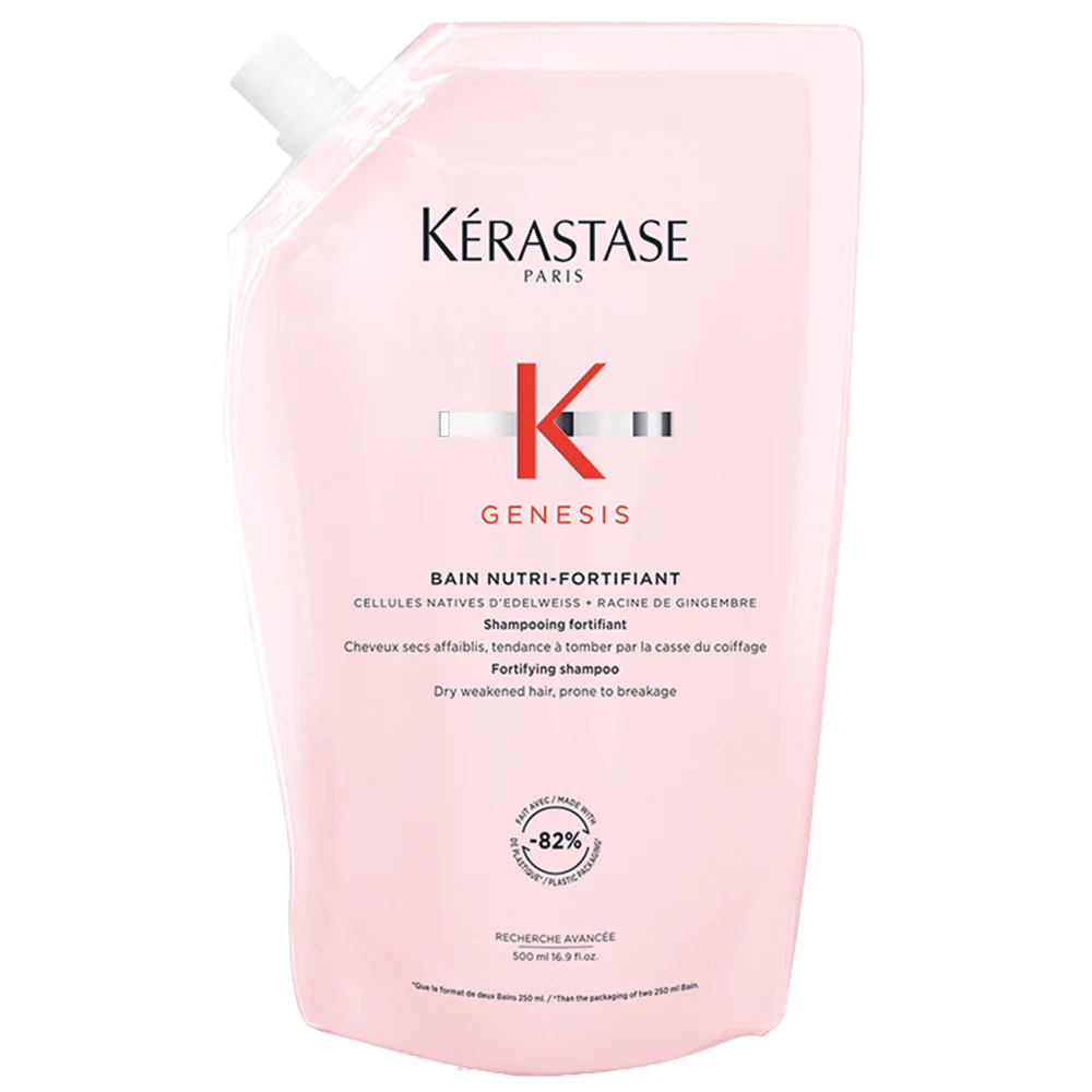 Kérastase Genesis Bain Nutri-Fortifiant: Fortifying Shampoo Refill Pouch 500ml Image 1