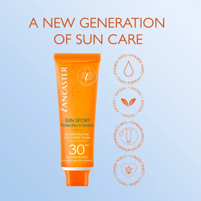 Lancaster Sun Sport Invisible Face Gel SPF30 50ml