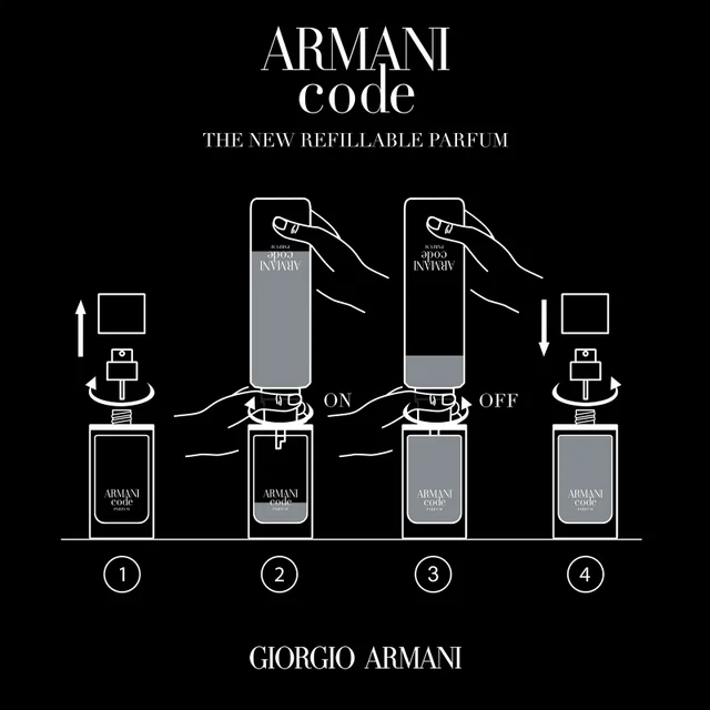 Armani Code Pour Homme Parfum Refill 150ml