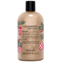 Philosophy Christmas 2022 Cinnamon Sugared Apples Shower Gel & Bubble Bath 480ml