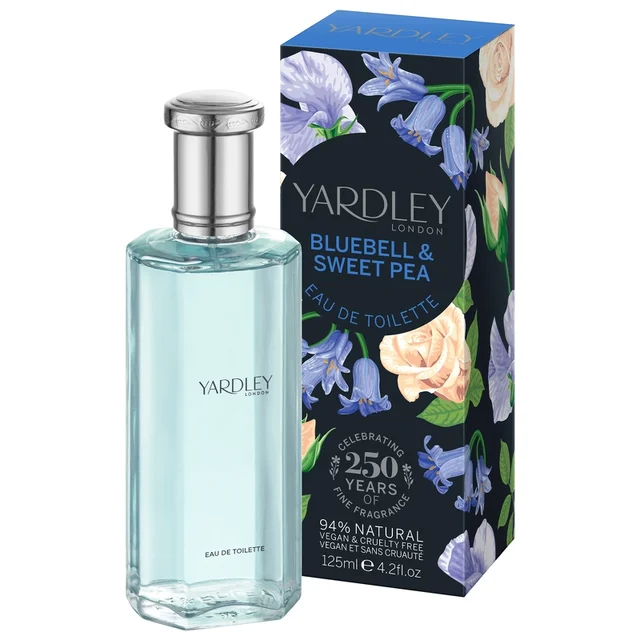 Yardley Bluebell & Sweetpea Eau de Toilette Spray 125ml