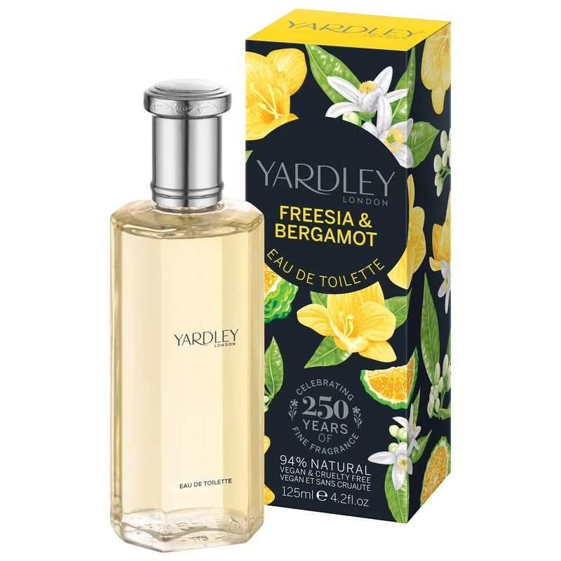 Yardley Freesia & Bergamot Contemporary Freesia & Bergamot Eau de Toilette Spray 125ml Image 1