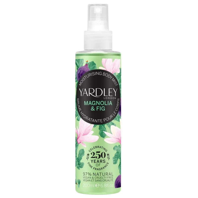 Yardley Magnolia & Fig Fragrance Mist 200ml Image 1