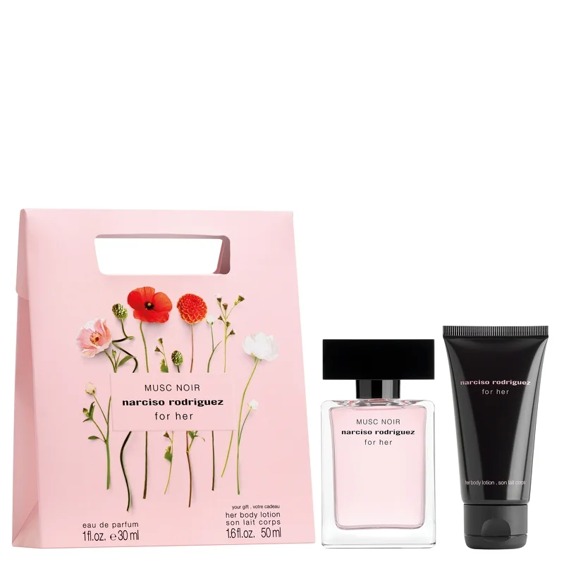 Narciso Rodriguez For Her MUSC NOIR Eau de Parfum Spray 30ml Gift Set Image 1