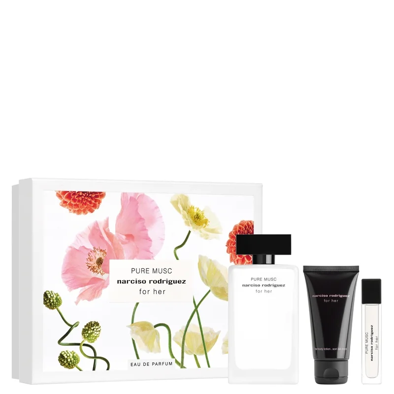 Narciso Rodriguez For Her PURE MUSC Eau de Parfum Spray 100ml Gift Set Image 1