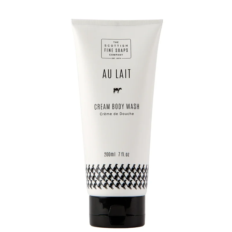 Scottish Fine Soaps Au Lait Cream Body Wash 200ml Image 1