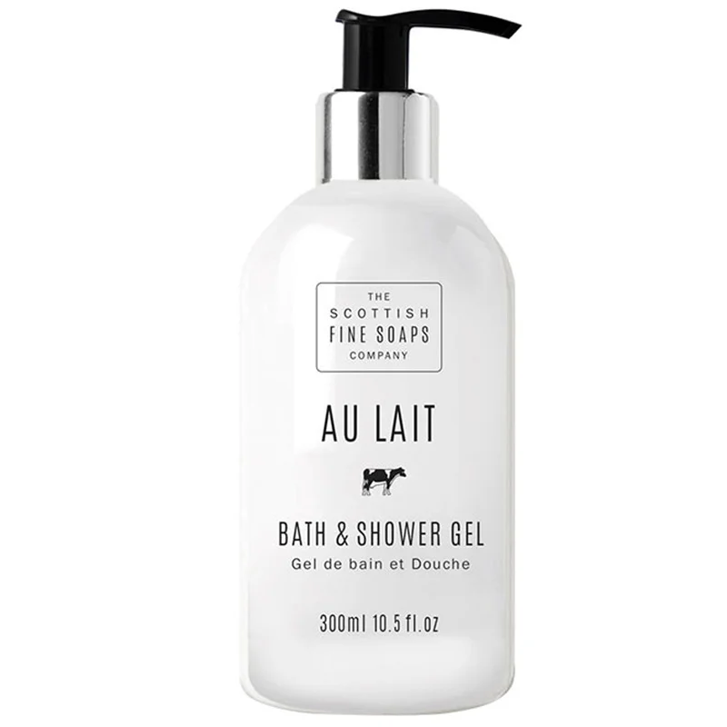 Scottish Fine Soaps Au Lait Bath & Shower Gel 300ml Image 1