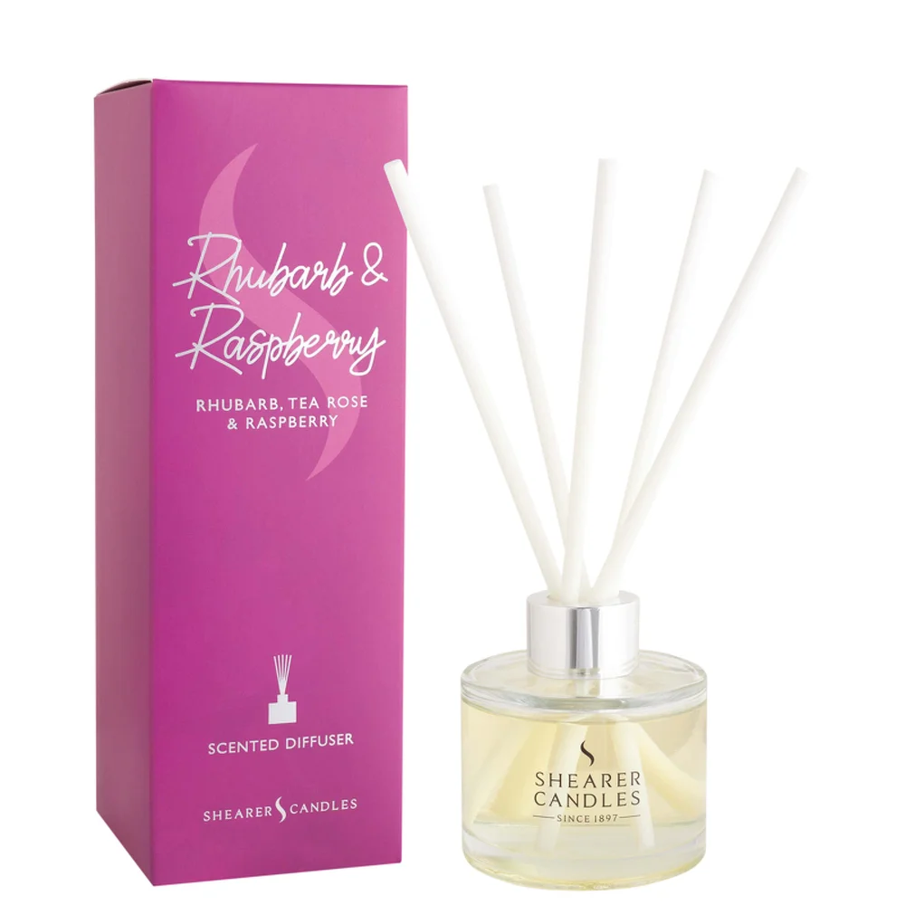 Shearer Candles Reed Diffusers Rhubarb & Raspberry 100ml Image 1
