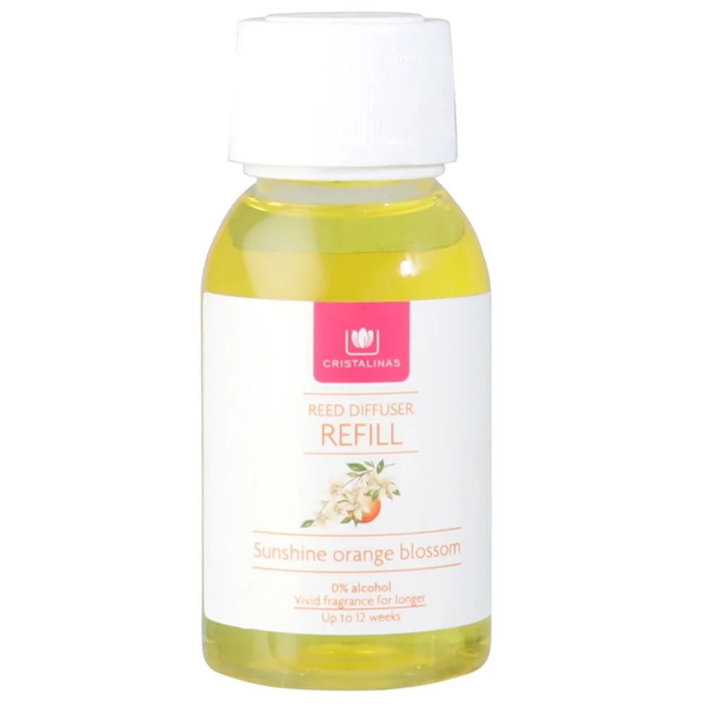 Cristalinas Refills Sunshine Orange Blossom Oil Refill 100ml Image 1
