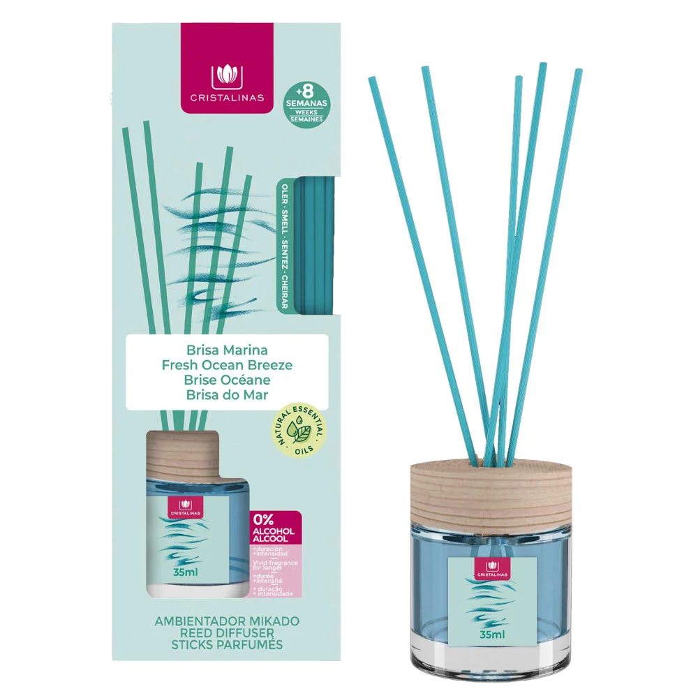 Cristalinas Reed Diffuser Fresh Ocean Breeze 35ml Image 1