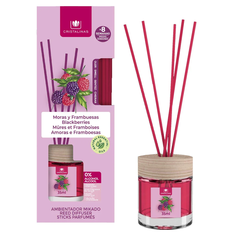 Cristalinas Reed Diffuser Blackberries 35ml Image 1