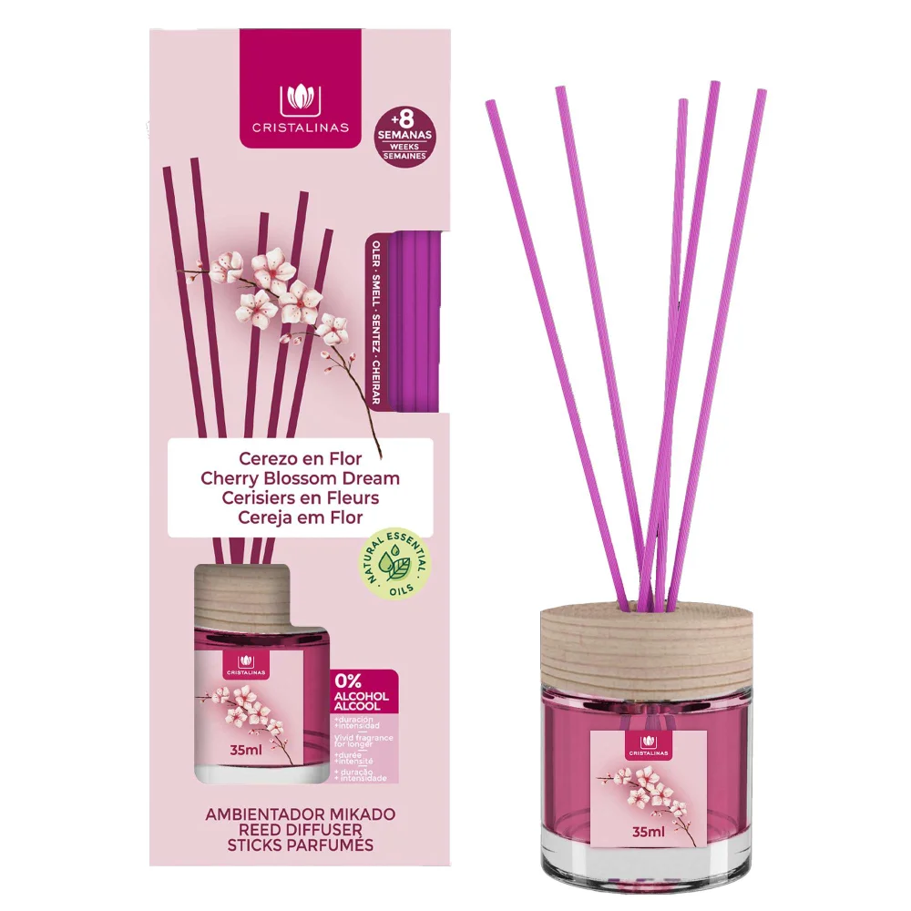 Cristalinas Reed Diffuser Cherry Blossom Dream 35ml Image 1