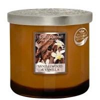 Heart & Home Elipse Candles Twin Wick Sandalwood & Vanilla 230g - undefined undefined