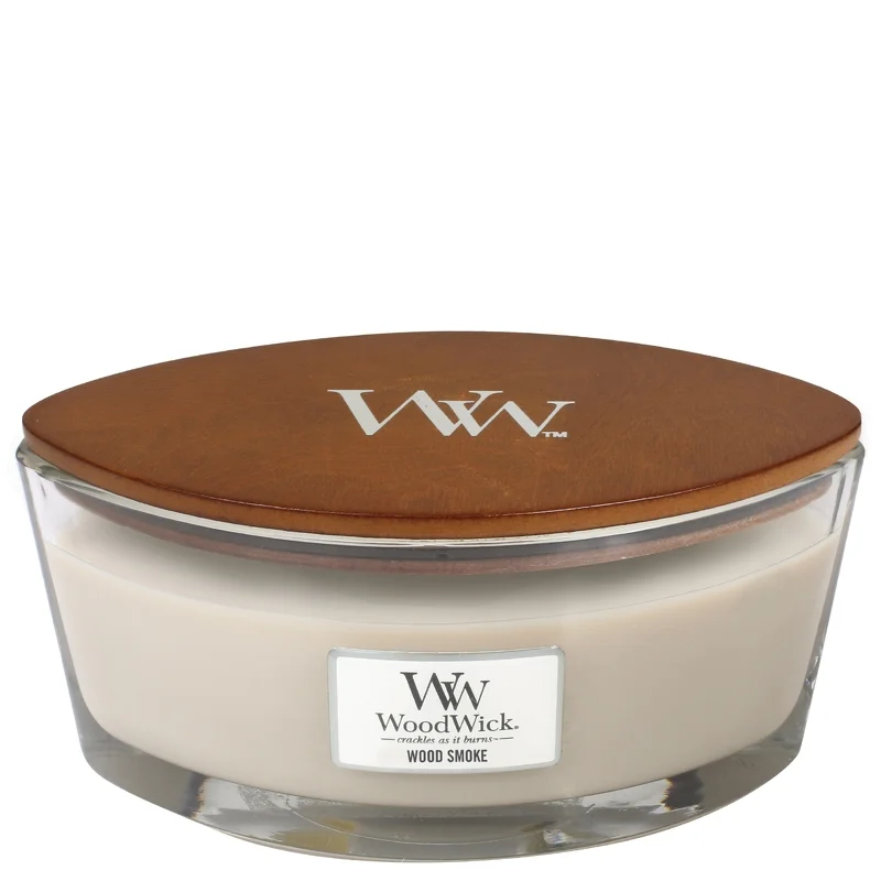 WoodWick Ellipse Candles Wood Smoke 453.6g / 16 oz. Image 1