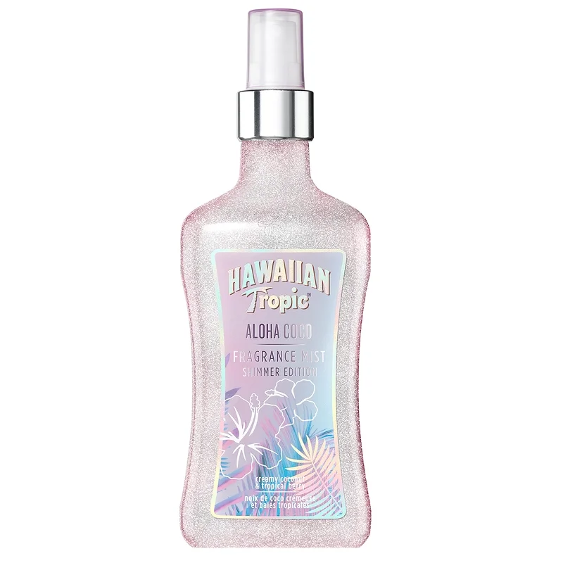 Hawaiian Tropic Fragrance Mist Aloha Coco Shimmer Edition 250ml Image 1