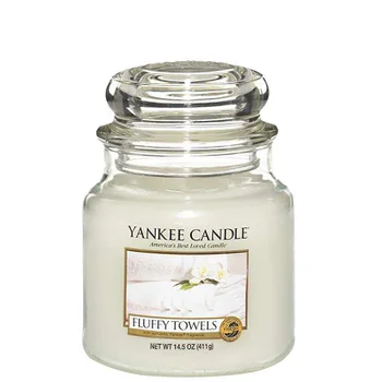 Yankee Candle Original Jar Candles Medium Fluffy Towels 411g