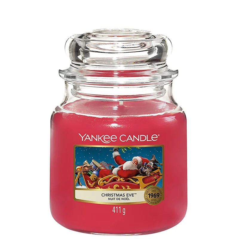 Yankee Candle Original Jar Candles Medium Christmas Eve 411g Image 1