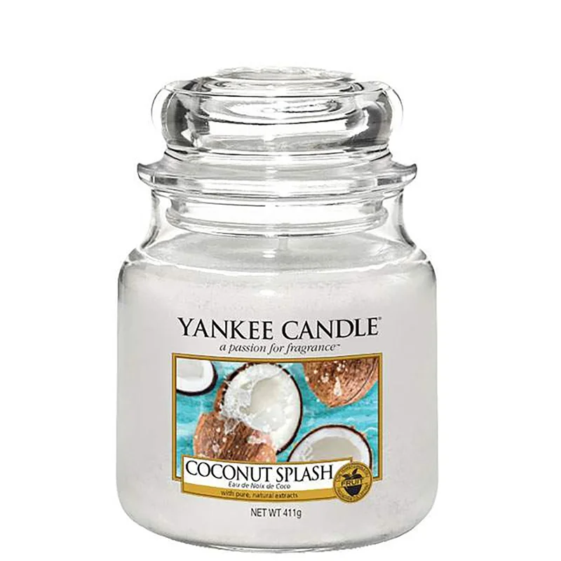 Yankee Candle Original Jar Candles Medium Coconut Splash 411g Image 1