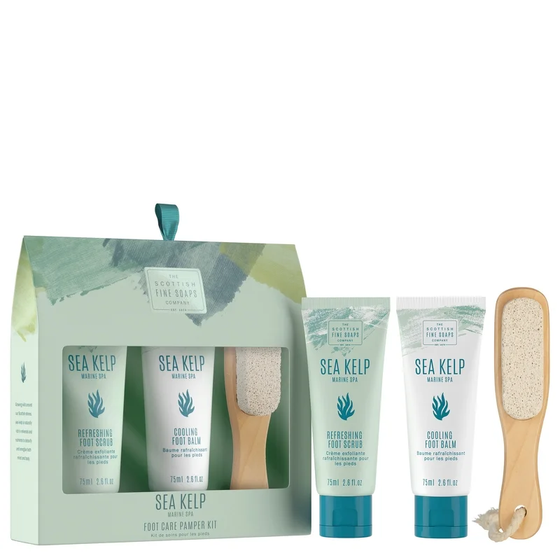 Scottish Fine Soaps Sea Kelp Marine Spa Foot Care Pamper Kit Image 1