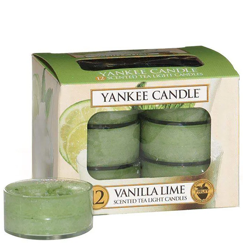 Yankee Candle Tea Lights Vanilla Lime Image 1