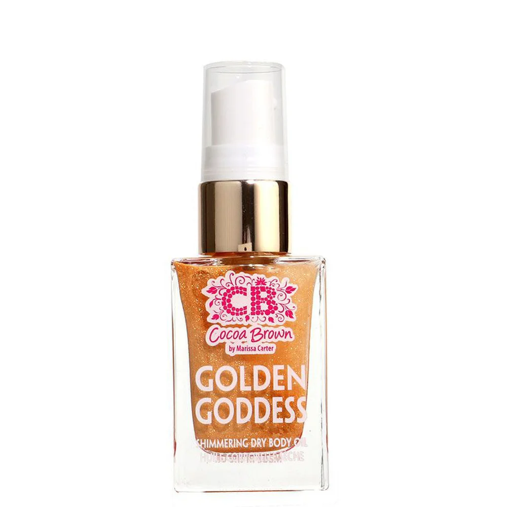 Cocoa Brown Golden Goddess Shimmering Dry Body Oil 30ml Image 1