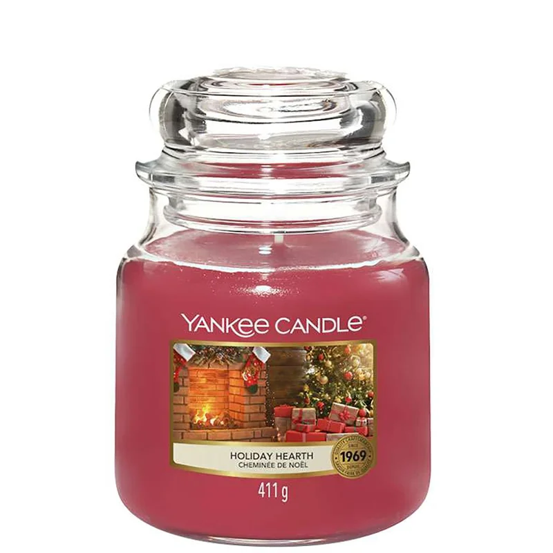Yankee Candle Original Jar Candles Medium Holiday Hearth 411g Image 1