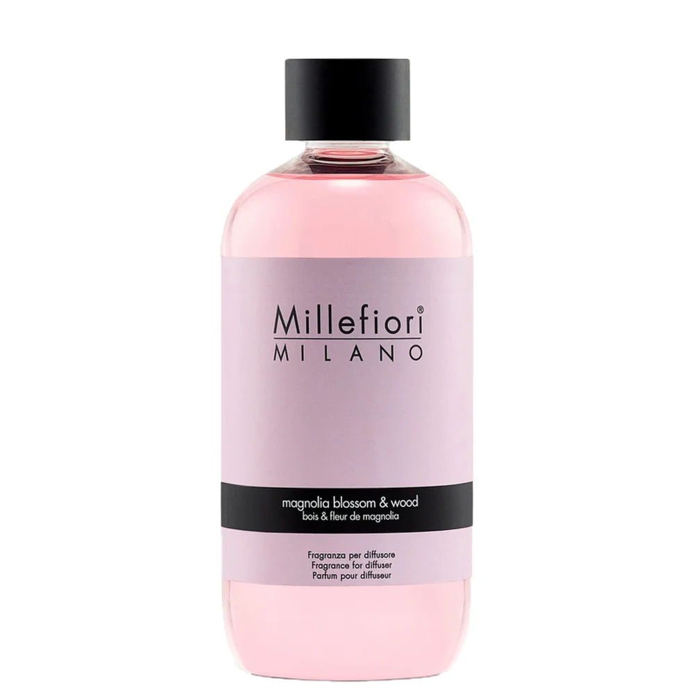 Millefiori Milano Reed Diffusers Magnolia Blossom and Wood Refill 250ml Image 1