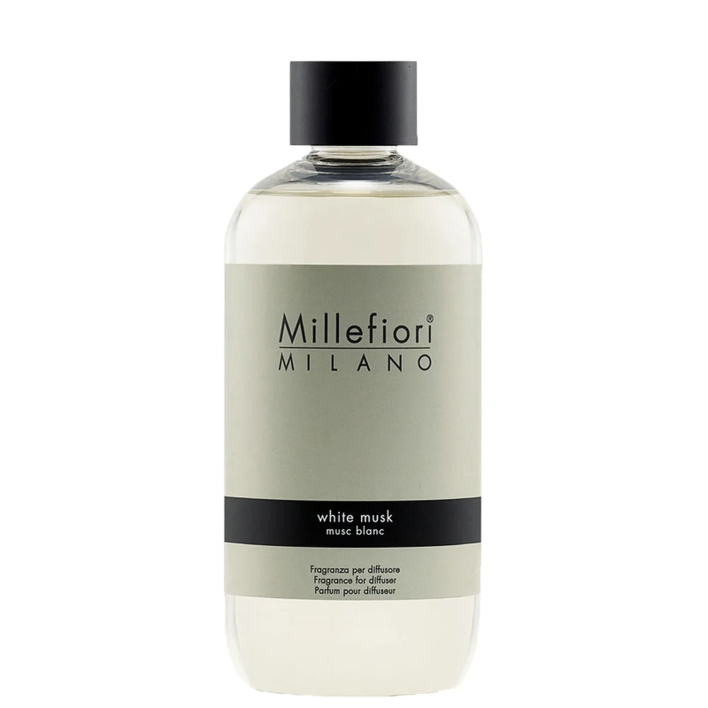Millefiori Milano Reed Diffusers White Musk Refill 250ml Image 1