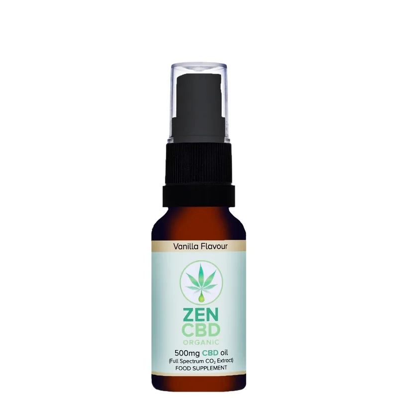 Zen CBD Organic CBD Flavour Spray 500mg 20ml Image 1
