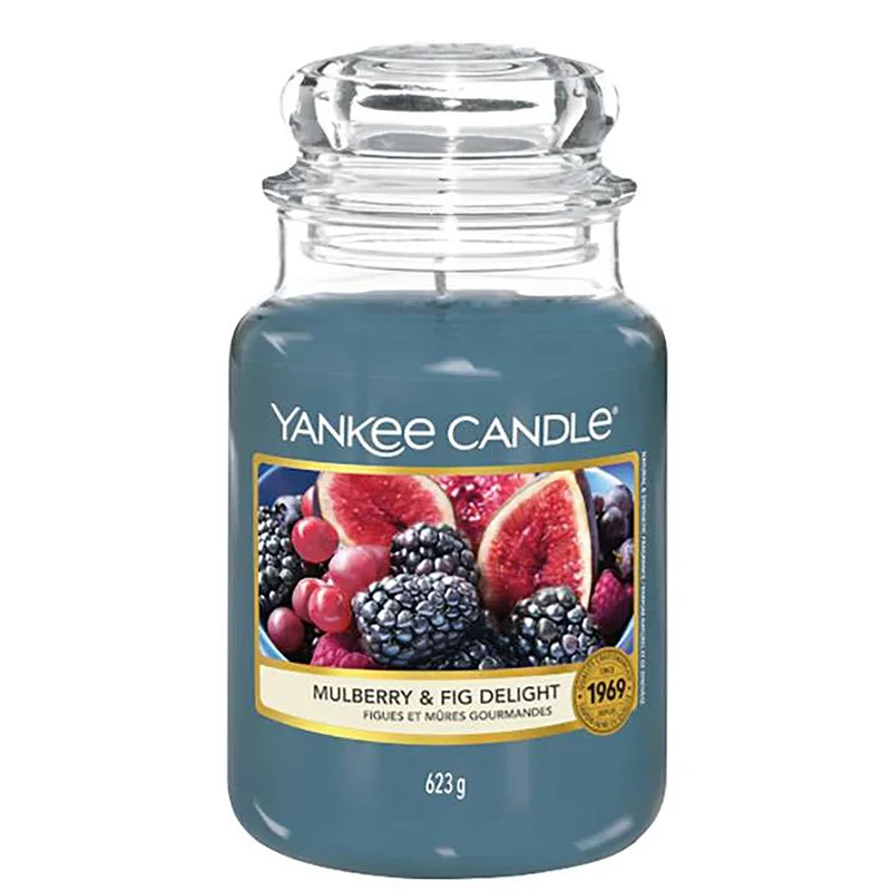 Yankee Candle Original Jar Candles Large Mulberry & Fig 623g Image 1