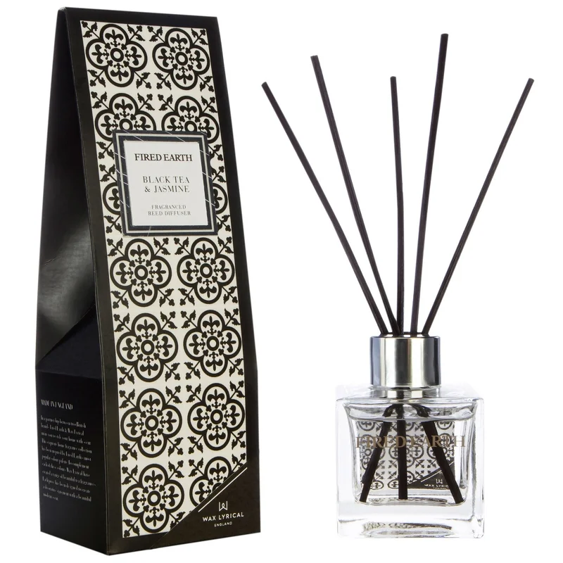 Fired Earth Fragranced Reed Diffuser Black Tea & Jasmine 100ml Image 1