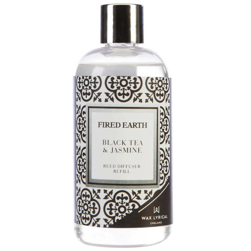 Fired Earth Reed Diffuser Refill Black Tea and Jasmine 200ml Image 1