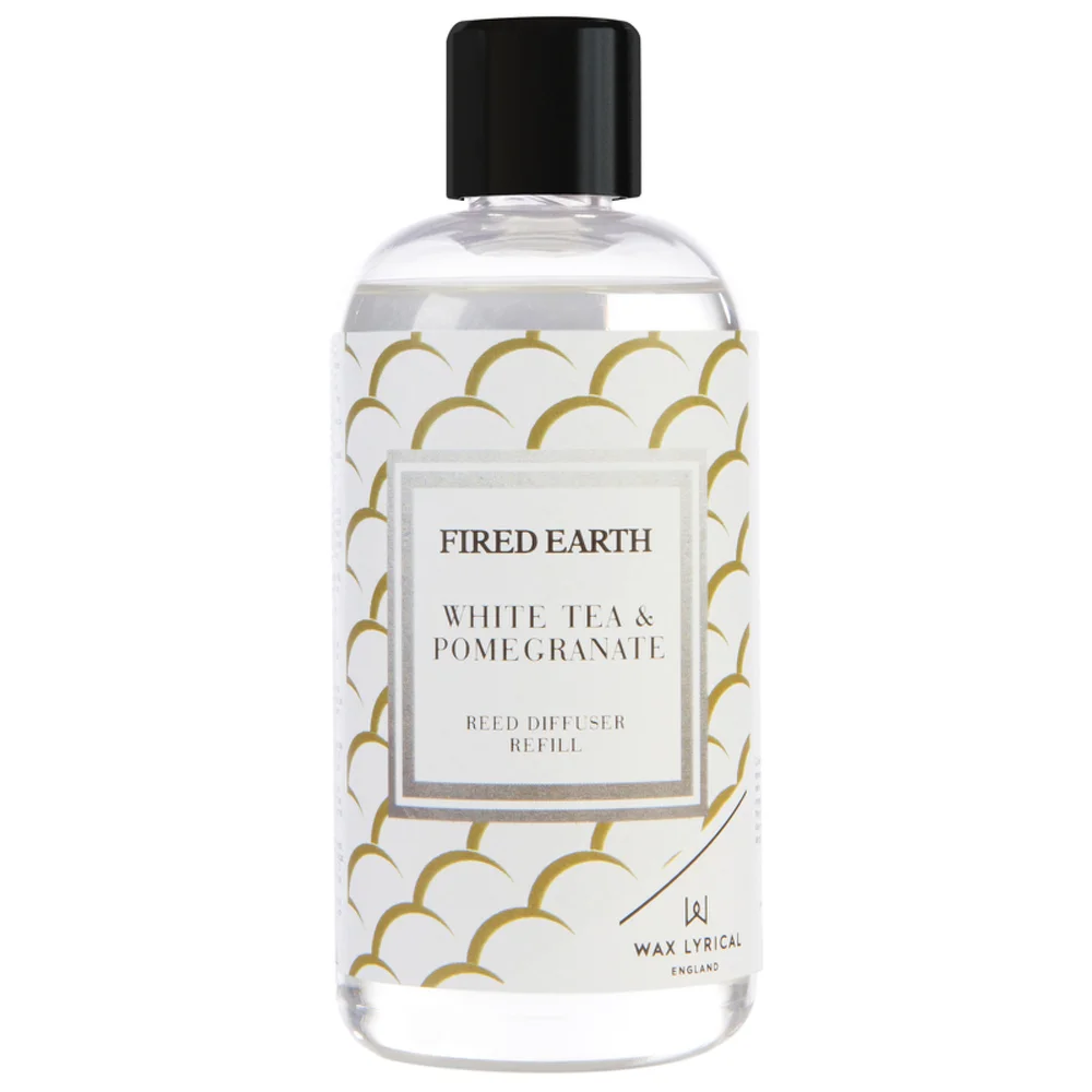 Fired Earth Reed Diffuser Refill White Tea and Pomegranate 200ml Image 1