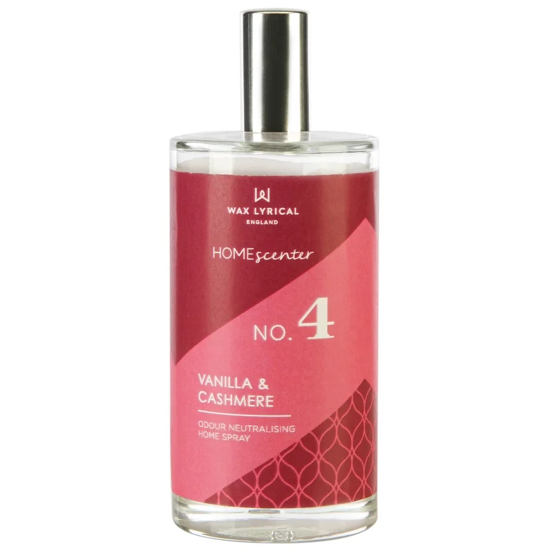 Wax Lyrical Homescenter Home & Linen Spray Vanilla & Cashmere 100ml Image 1